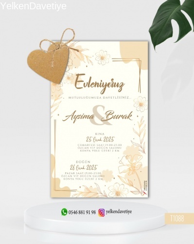 Ekonomik Tekli Davetiye Modelleri