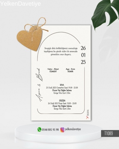 Ekonomik Tekli Davetiye Modelleri