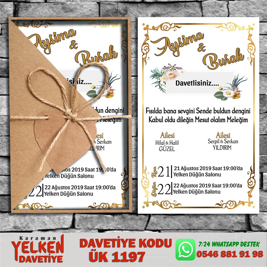 AÜK 1197 Üçgen Kraft Zarflı - ÜK1197 - Görsel 1