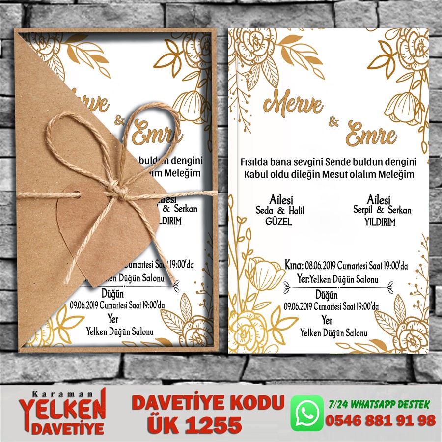 AÜK 1255 Üçgen Kraft Zarflı - ÜK1255 - Görsel 1
