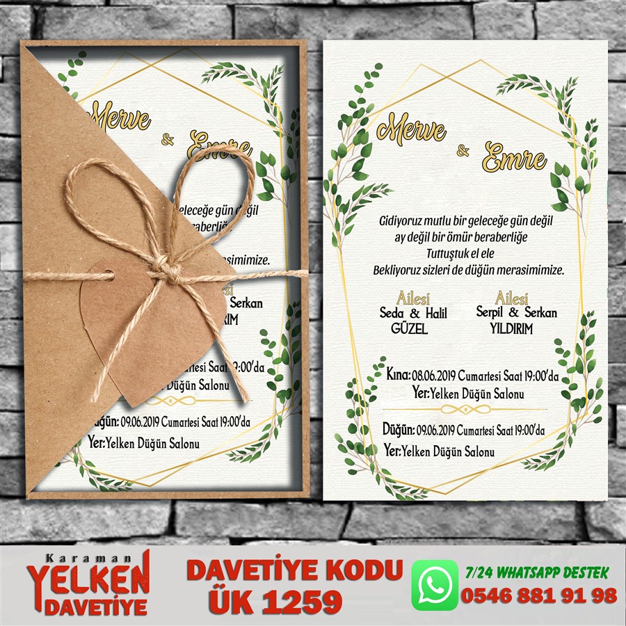 AÜK 1259 Üçgen Kraft Zarflı - ÜK1259 - Görsel 1