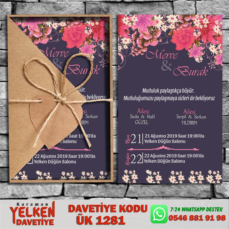 AÜK 1281 Üçgen Kraft Zarflı - ÜK1281 - Görsel 1