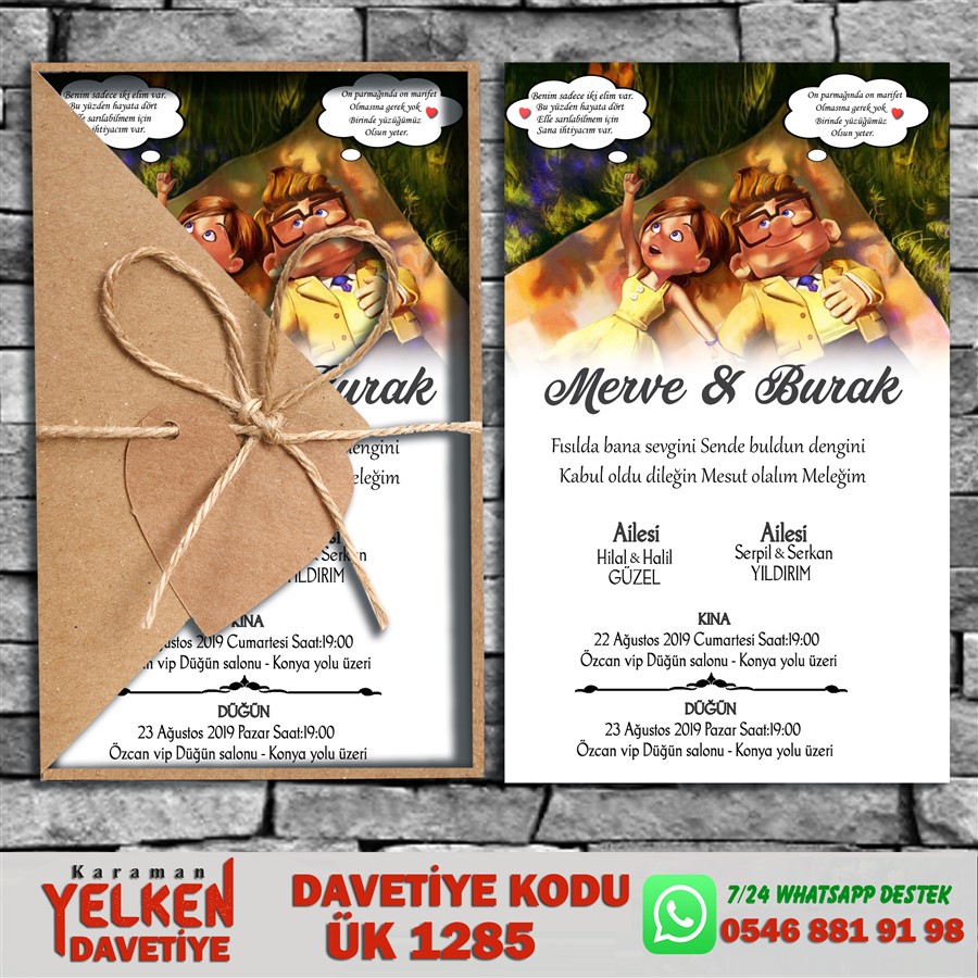 AÜK 1285 Üçgen Kraft Zarflı - ÜK1285 - Görsel 1