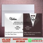 Beyaz Zarflı Davetiye - BY2815
