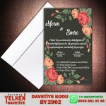 Beyaz Zarflı Davetiye - BY2902