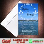 Beyaz Zarflı Davetiye - BY2937
