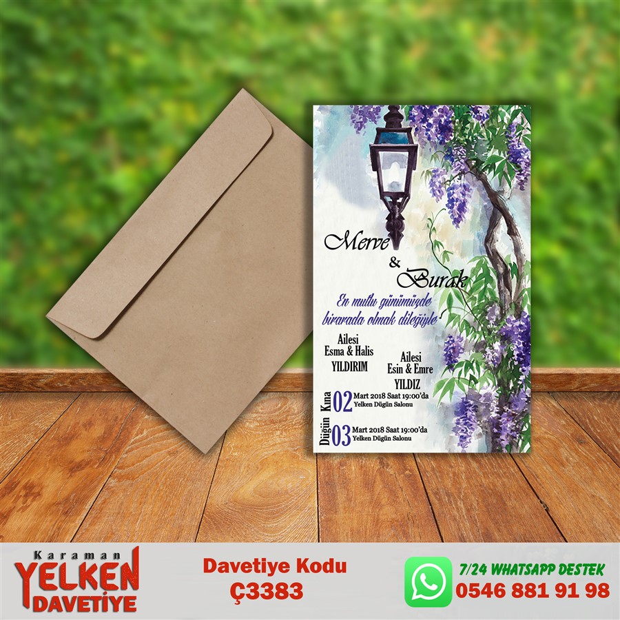 Ç 3383 Çaycuma Zarflı - Ç3383 - Görsel 1