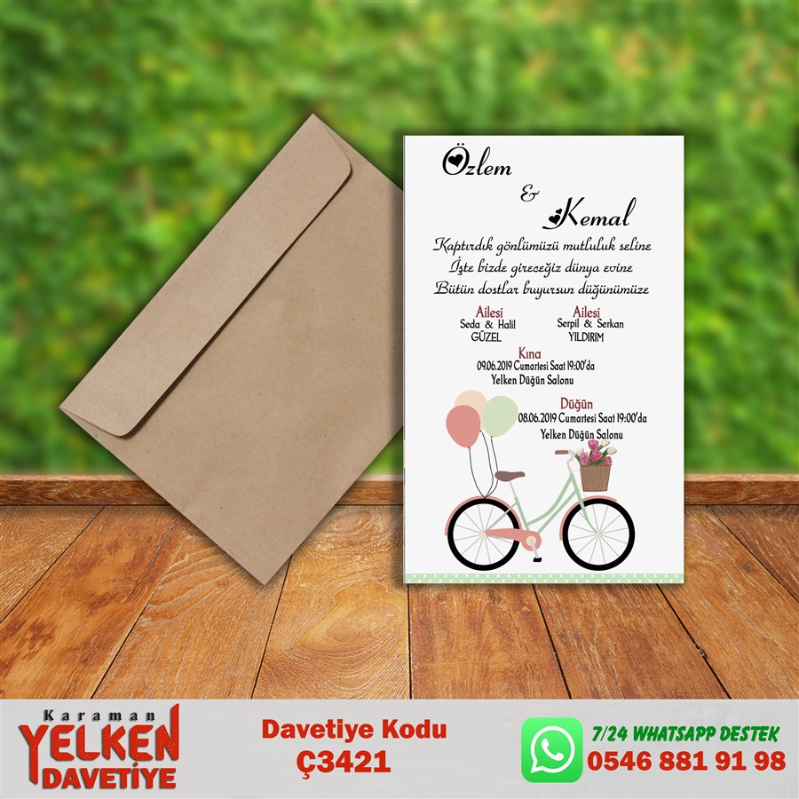 Ç 3421 Çaycuma Zarflı - Ç3421 - Görsel 1