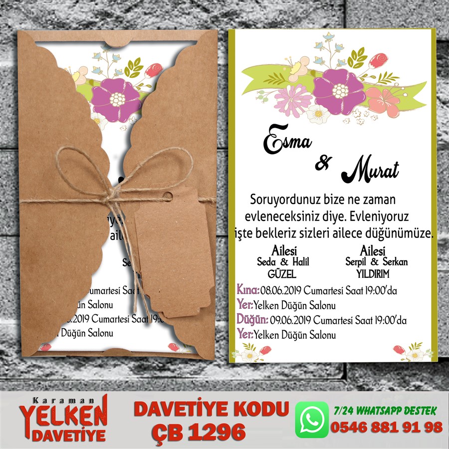 ÇB 1296 Burgu Kraft - ÇB1296 - Görsel 1