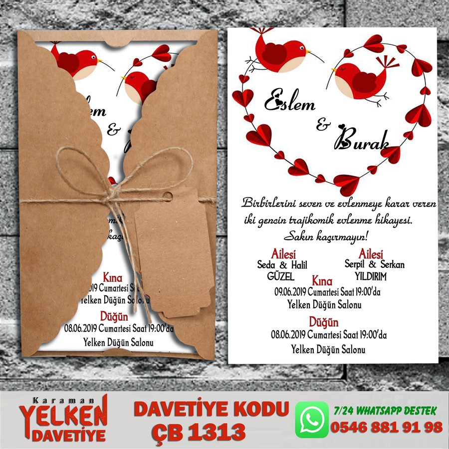 ÇB 1313 Burgu Kraft - ÇB1313 - Görsel 1