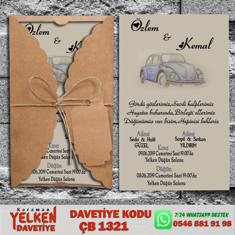 ÇB 1321 Burgu Kraft - ÇB1321 - Görsel 1