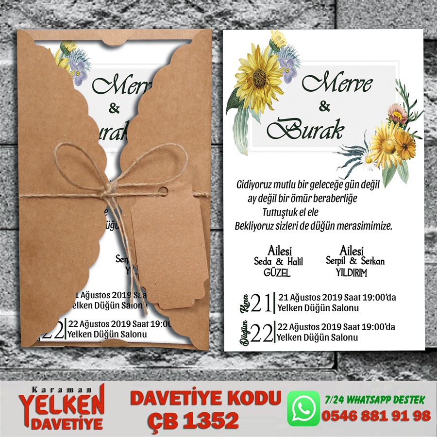 ÇB 1352 Burgu Kraft - ÇB1352 - Görsel 1