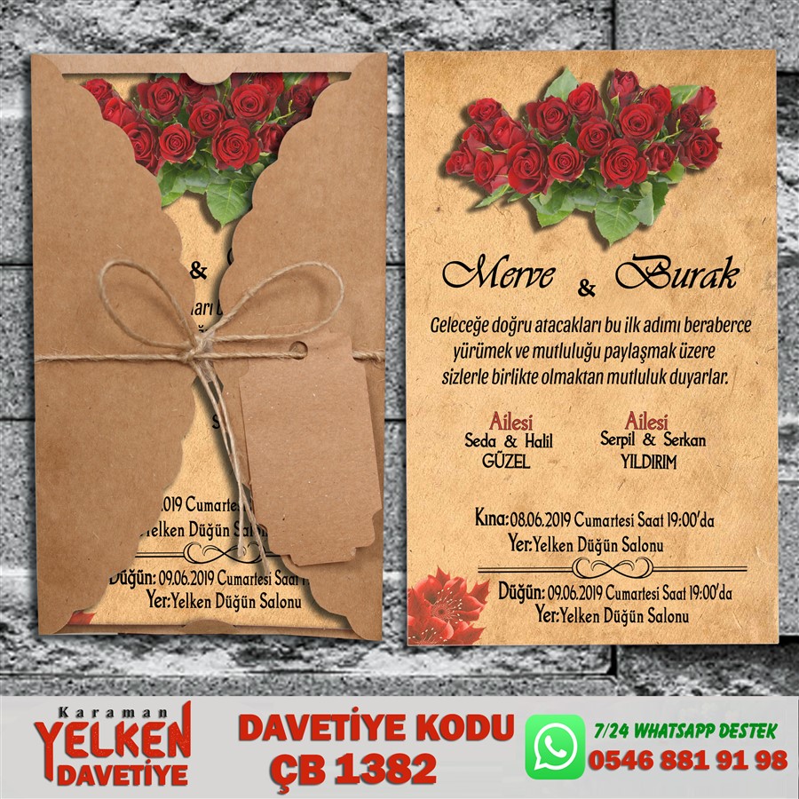 ÇB 1382 Burgu Kraft - ÇB1382 - Görsel 1