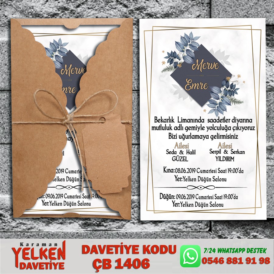 ÇB 1406 Burgu Kraft - ÇB1406 - Görsel 1