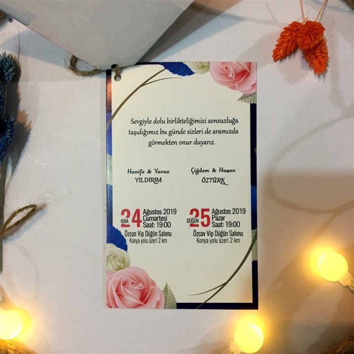 İkili Davetiye - IY8025 - Görsel 2