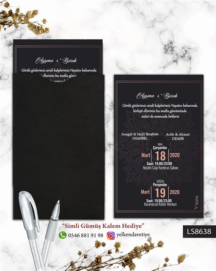 LS8638 Siyah Kapalı - LS8638 - Görsel 1